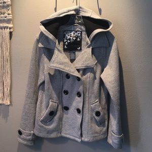Sebby Hooded Peacoat
